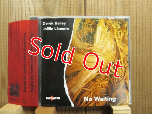画像1: Derek Bailey - Joelle Leandre / No Waiting (1)