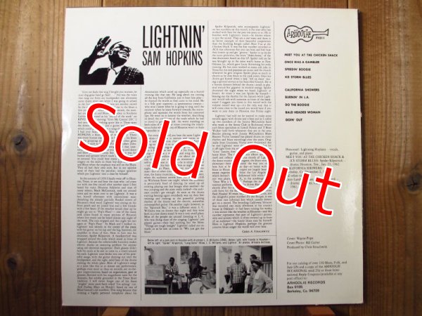 画像2: Lightnin' Hopkins / Lightnin' Sam Hopkins (2)