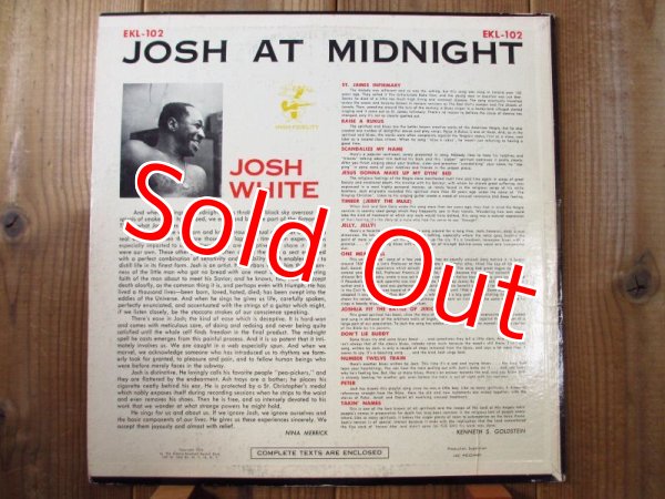 画像2: Josh White / Josh At Midnight (2)