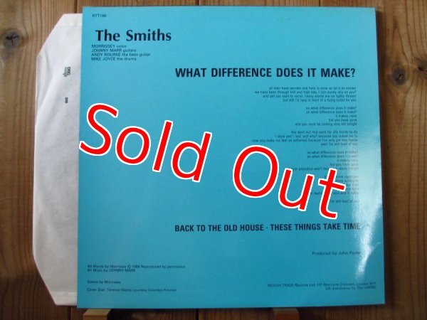 画像2: The Smiths / What Difference Does It Make? (2)