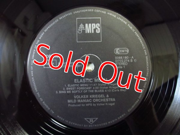 画像3: Volker Kriegel & Mild Maniac Orchestra / Elastic Menu (3)