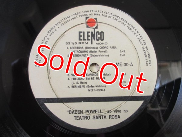 画像3: Baden Powell / Ao vivo no Teatro Santa Rosa (3)