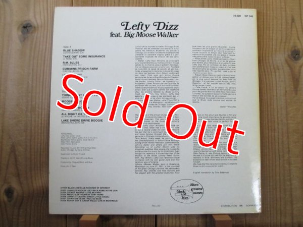 画像2: Lefty Dizz / Lefty Dizz feat. Big Moose Walker (2)