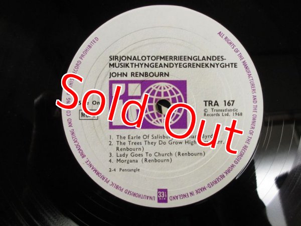 画像3: John Renbourn / Sir John Alot Of Merrie Englandes Musyk Thyng & Ye Grene Knyghte (3)