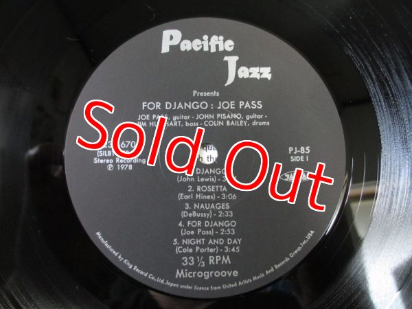 画像3: Joe Pass / For Django (3)
