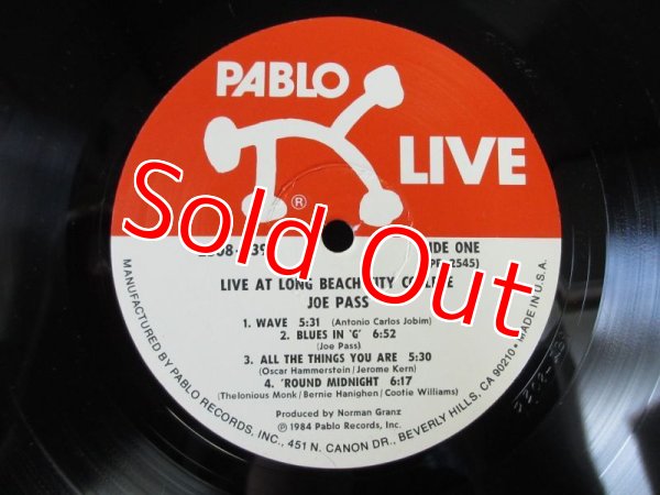 画像3: Joe Pass / Live At Long Beach City College (3)