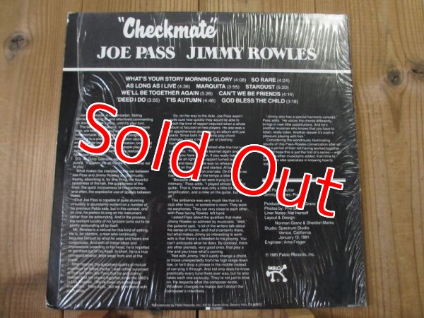 画像2: Joe Pass & Jimmy Rowles / Checkmate (2)