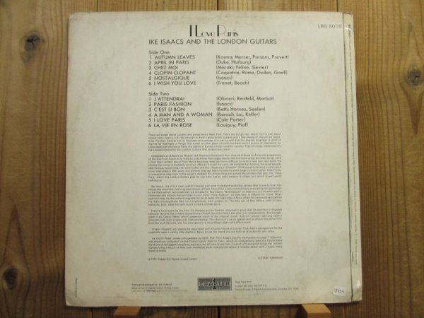 画像2: Ike Isaacs 6 The London Guitars / I Love Paris (2)