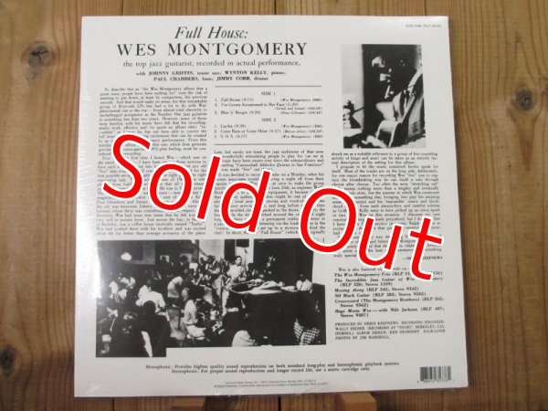 画像2: 新品LP未開封 OJCシリーズ■Wes Montgomery / Full House (2)