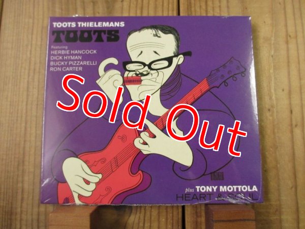 画像1: 世界初CD化！ハービーハンコック参加作！■Toots Thielemans / Toots ＋ボーナストラック=Tony Mottola / Heart & Soul (1)