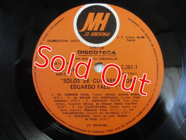 画像3: Eduardo Falu / Solos De Guitarra Por (3)
