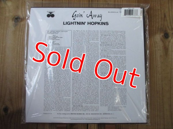 画像2: アナプロ高音質限定盤！ケビングレイ・マスター！■Lightnin' Hopkins / Goin' Away (2)