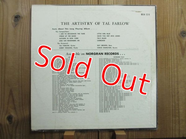 画像2: Tal Farlow / The Artistry Of Tal Farlow (2)