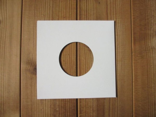 画像1: EP用ダイカットスリーブ（白）１枚 (1)
