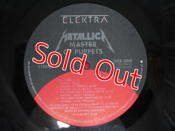 画像3: Metallica / Master Of Puppets (3)