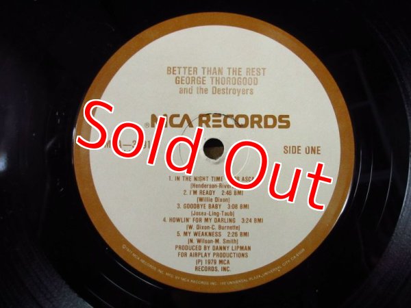 画像3: George Thorogood And The Destroyers / Better Than The Rest (3)
