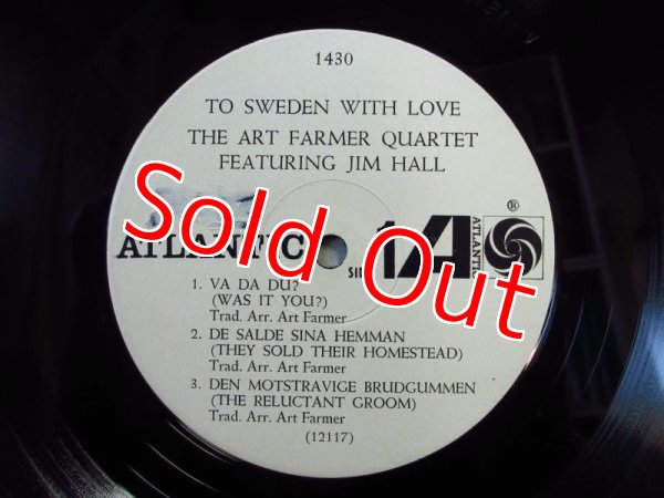 画像3: The Art Farmer Quartet Featuring Jim Hall / To Sweden With Love (3)