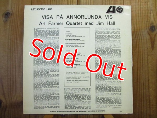画像2: Art Farmer Quartet Med Jim Hall / Visa Pa Annorlunda Vis (2)