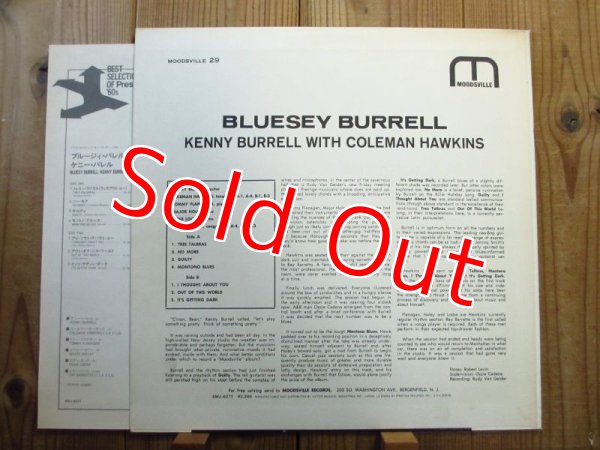 画像2: Kenny Burrell With Coleman Hawkins / Bluesey Burrell (2)