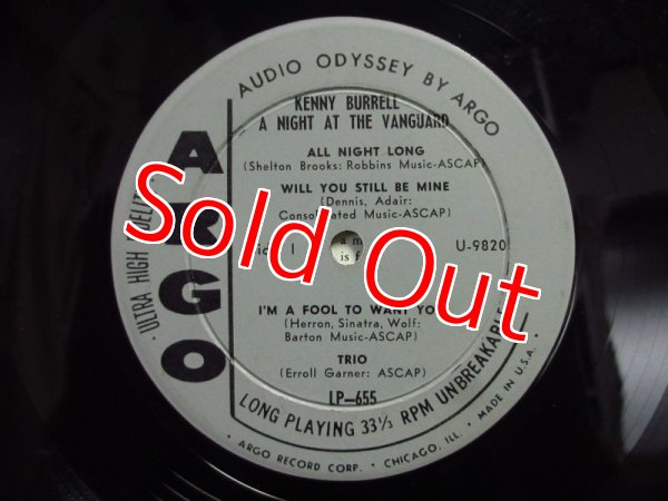 画像3: Kenny Burrell Trio / A Night At The Vanguard (3)