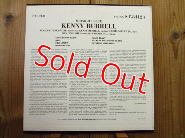 画像2: Kenny Burrell / Midnight Blue (2)