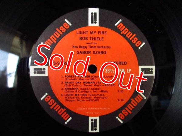 画像4: Gabor Szabo / Bob Thiele And His New Happy Times Orchestra - Light My Fire (4)