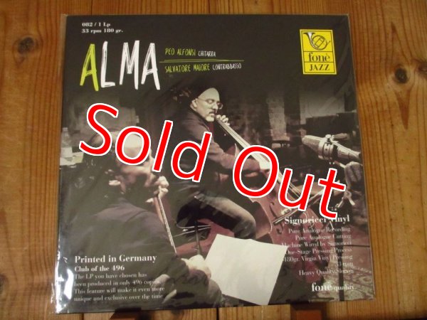 画像1: イタリアのガットギタリストによる高音質アナログ盤！■Peo Alfonsi, Salvatore Maiore / Alma (1)