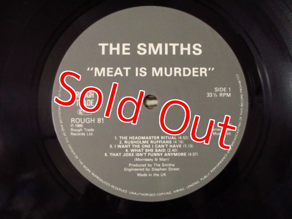 画像3: The Smiths / Meat Is Murder (3)