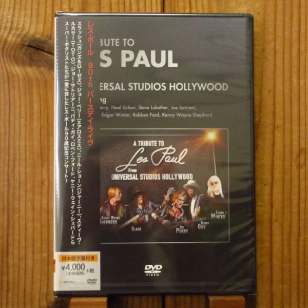 画像1: 未開封！レス・ポール 90thバースデイ・ライヴ ■V.A. (Slash, Steve Lukather, Edgar Winter, Joe Satriani, Joe Perry, Buddy Guy, Robben Ford, Neal Schon, etc.) / レス・ポール 90thバースデイ・ライヴ  = A Tribute To Les Paul (1)