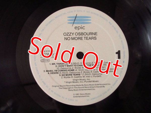 画像3: Ozzy Osbourne / No More Tears (3)