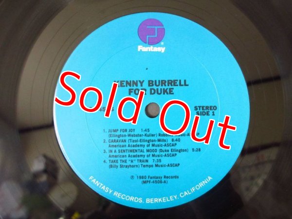 画像3: Kenny Burrell / For Duke (3)