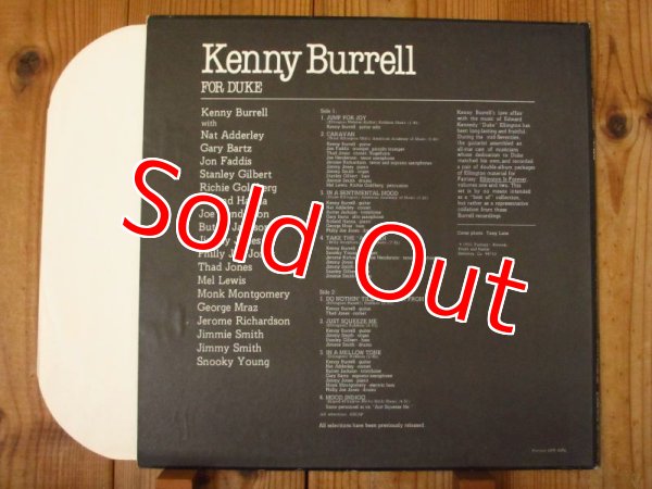 画像2: Kenny Burrell / For Duke (2)