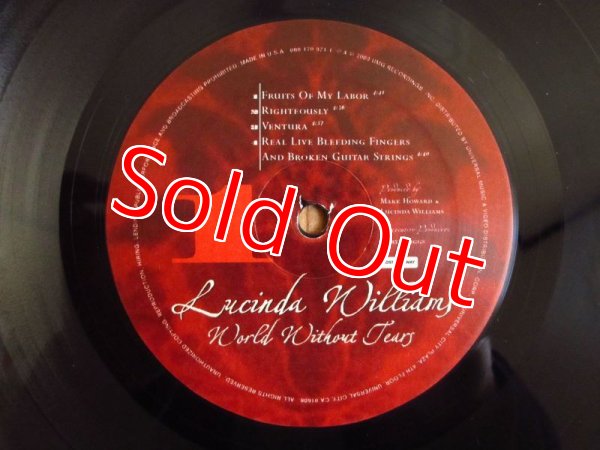 画像3: LPにはCD未収録の２曲が収録！■Lucinda Williams / World Without Tears (3)