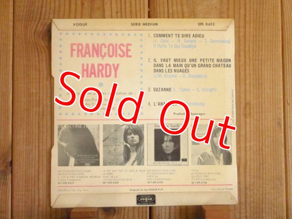 画像2: Francoise Hardy / Comment Te Dire Adieu (2)