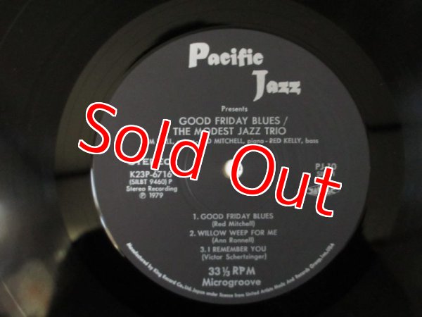 画像3: Jim Hall, Red Mitchell, Red Kelly / Good Friday Blues: The Modest Jazz Trio (3)