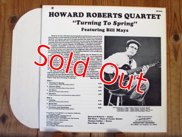 画像2: The Howard Roberts Quartet Featuring Bill Mays / Turning To Spring (2)
