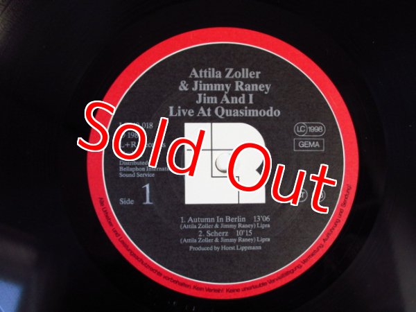 画像3: Attila Zoller & Jimmy Raney / Jim & I Live At Quasimodo (3)