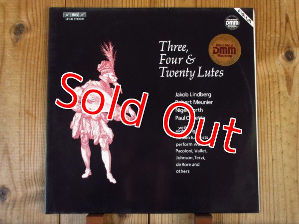 画像1: Jakob Lindberg, Robert Meunier, Nigel North, Paul O'Dette / Three, Four & Twenty Lutes (1)