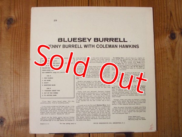 画像2: Kenny Burrell With Coleman Hawkins / Bluesey Burrell (2)