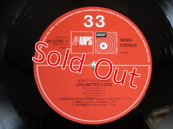 画像3: アーネストラングリン参加作！■Monty Alexander / Unlimited Love - Live & In Concert (3)
