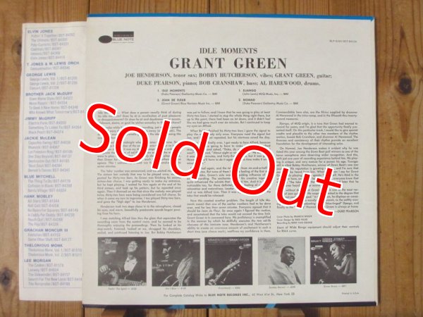 画像2: Grant Green / Idle Moments (2)