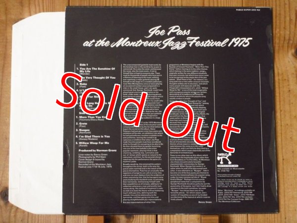 画像2: Joe Pass / At The Montreux Jazz Festival 1975 (2)