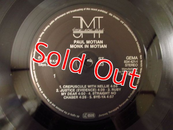 画像3: Paul Motian / Monk In Motian (3)
