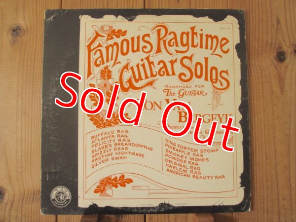 画像1: Ton Van Bergeyk / Famous Ragtime Guitar Solos (1)