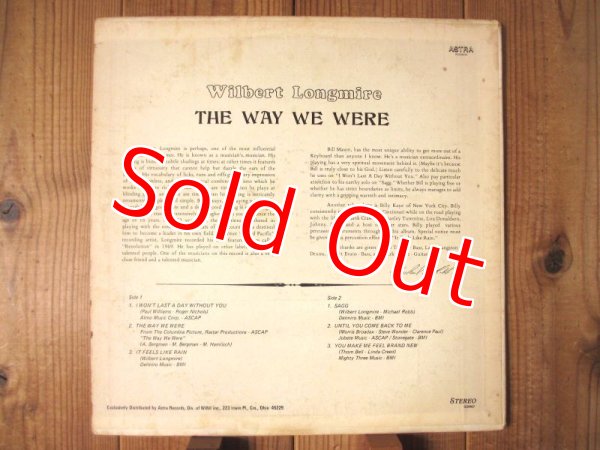 画像2: Wilbert Longmire / The Way We Were (2)