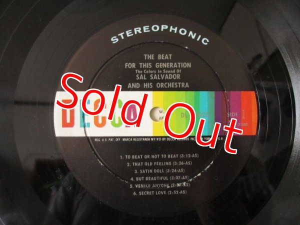画像3: Sal Salvador And His Orchestra / The Beat For This Generation (3)