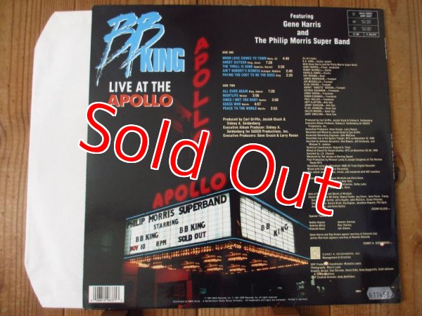 画像2: B.B. King / Live At The Apollo (2)