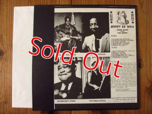 画像2: Victoria Spivey, Lonnie Johnson, Roosevelt Sykes, Big Joe Williams / Three Kings And The Queen (2)