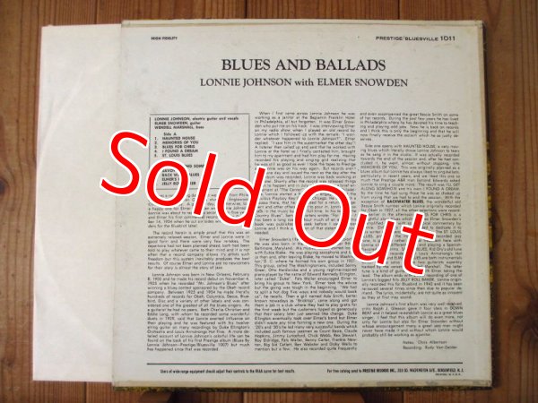画像2: Lonnie Johnson With Elmer Snowden / Blues & Ballads (2)