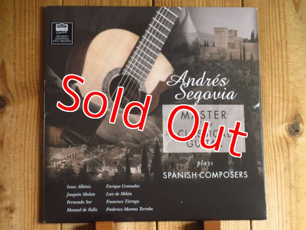 画像1: 現代クラシックギターの父ことセゴビアによるスペイン作品集のアナログ盤が入荷！◼︎Andres Segovia / Master of the Classical Guitar (1)